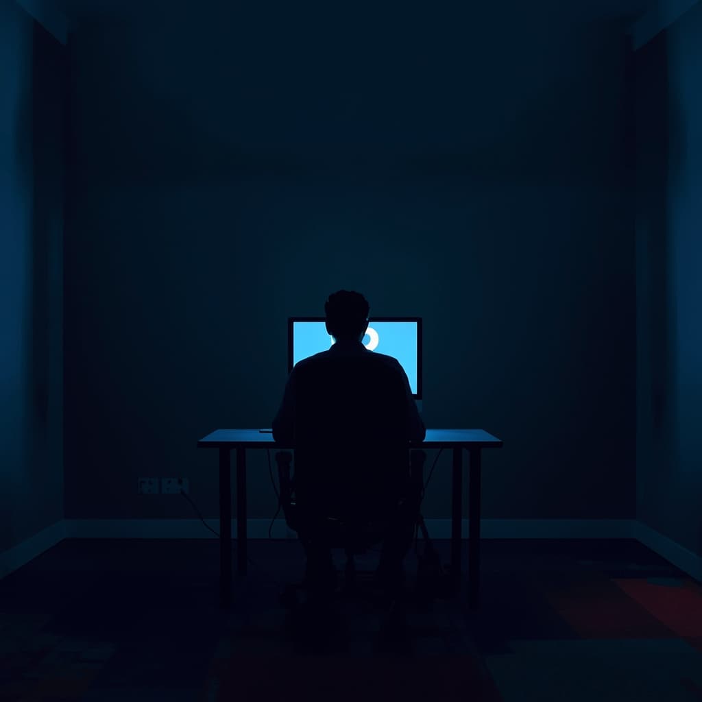 A person searching for answers in the age of AI